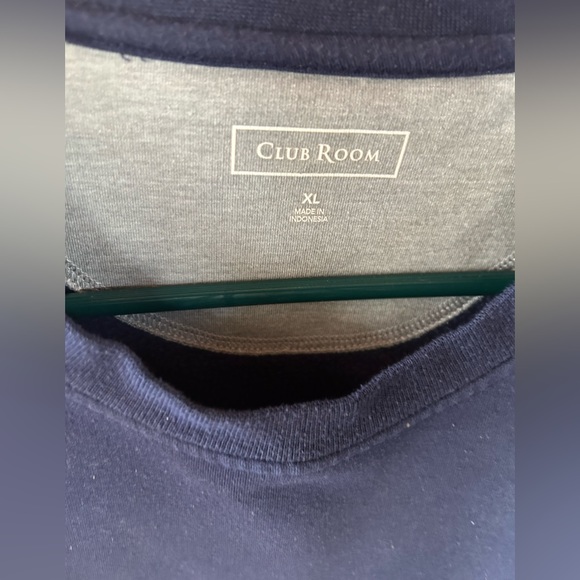 ⚠️ Clearance Club Room Men’s Blue-Gray Sweatshirt - Picture 5 of 8